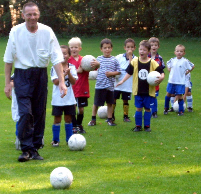 Bilder vom Training der Minis im September 2004