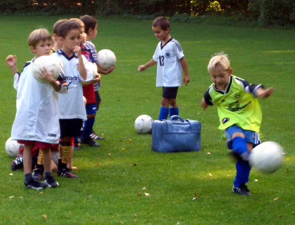 Bilder vom Training der Minis im September 2004