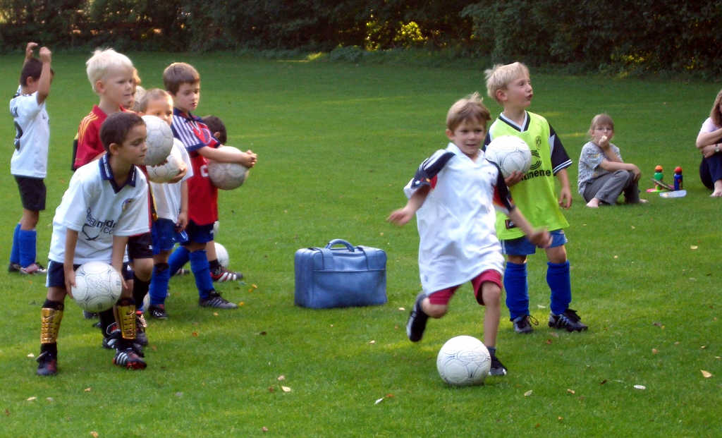 Bilder vom Training der Minis im September 2004