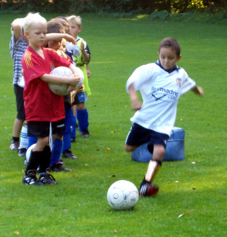 Bilder vom Training der Minis im September 2004