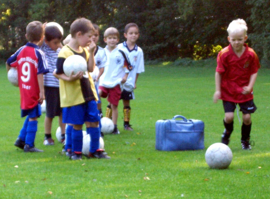 Bilder vom Training der Minis im September 2004