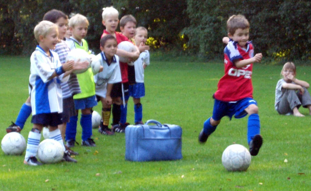 Bilder vom Training der Minis im September 2004