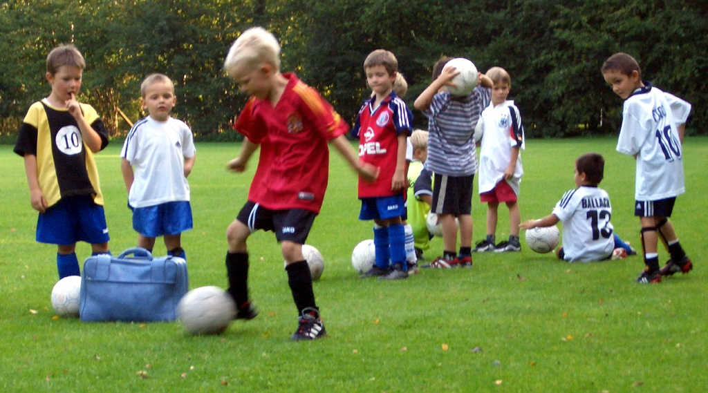 Bilder vom Training der Minis im September 2004
