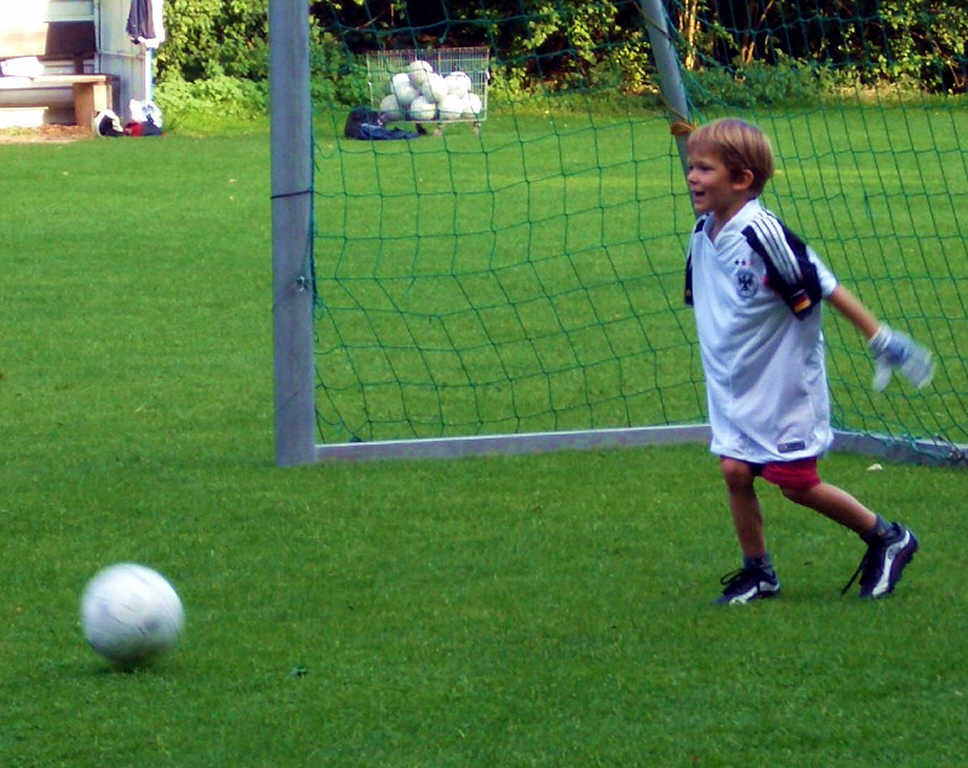 Bilder vom Training der Minis im September 2004